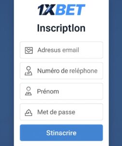 inscription 1xbet